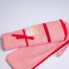 lona de playa con estuche Roja